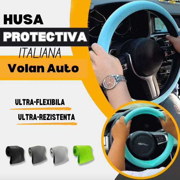 Volantteli™ Husă de Protecție Italiană pentru Volanul Mașinii