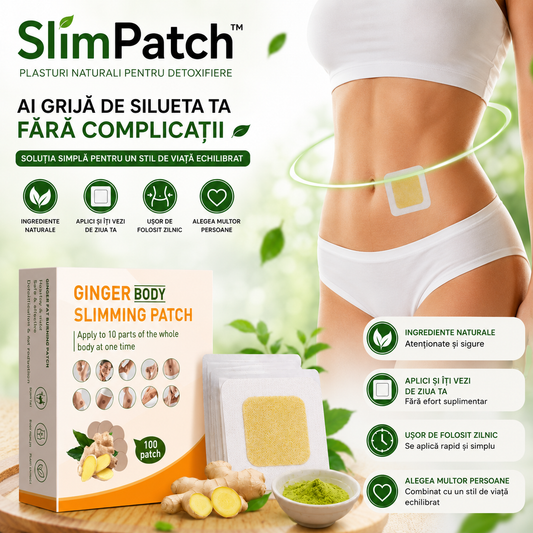 Plasturi Naturali Pentru Detoxifiere-  SlimPatch™