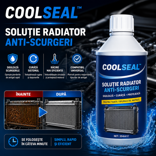 Soluție radiator anti-scurgeri- CoolSeal™