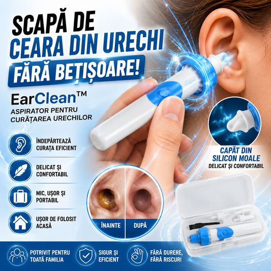 Aspirator Pentru Curățarea Urechilor EarClean™