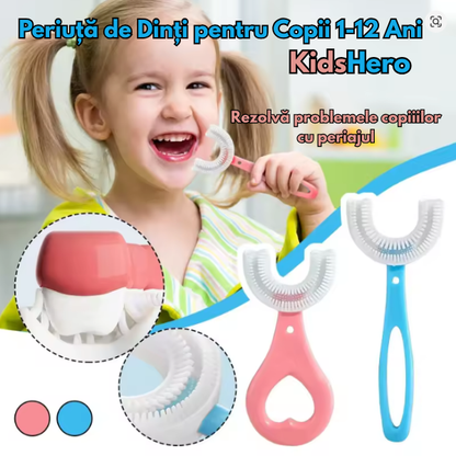 Periuță de Dinți pentru Copii 1-12 Ani | KidsHero