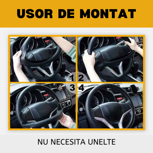 Volantteli™ Husă de Protecție Italiană pentru Volanul Mașinii