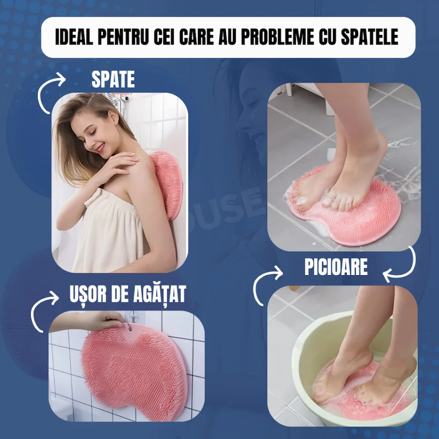 Covoraș Curățare și Exfoliere Tălpi și Spate