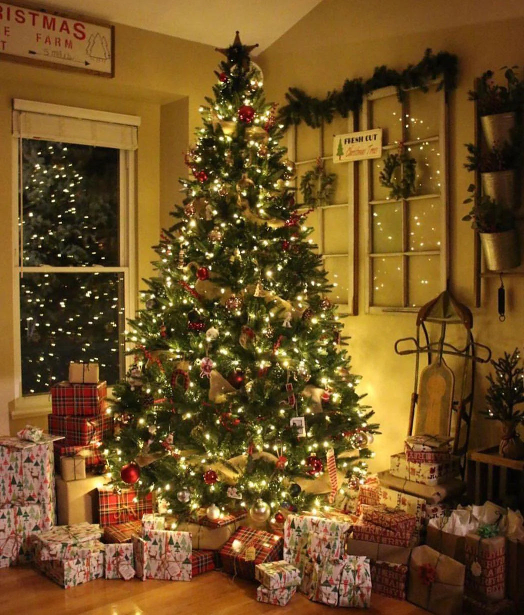 Brad de Crăciun PREMIUM 180cm cu Aspect Natural + Decorațiuni Cadou 🎁